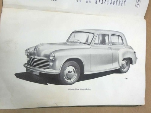 1950 vintage hillman minx - vintage, mark