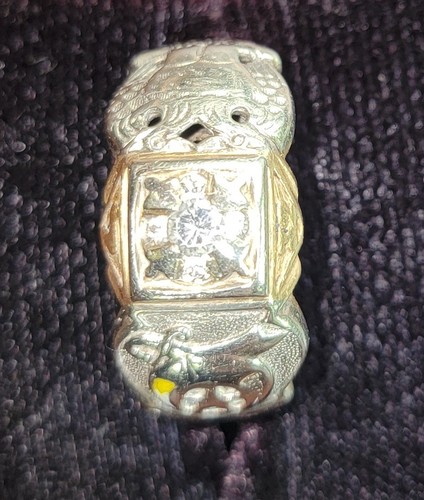 Vintage rare 10k gold diamond - rare,