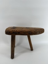 Antique Rustic Wooden Milking