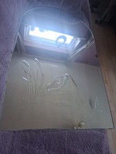 Etched Heron design arch