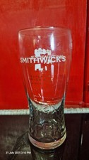 Rare Irish Beer Glass Smithwicks Pint Glass STUNNING Design Irish Ale Man Cave