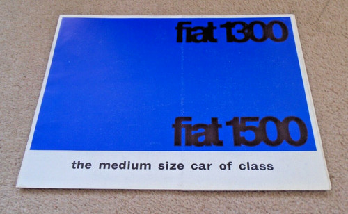 Fiat 1300 1500 brochure - &,