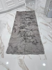 Light Gray Alpaca Fur Rug