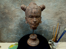 Futuristic Statue, rustic