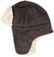 G-Star RAW Arctic Trapper Men's Hat in Nett Brown One Size BNWT $95