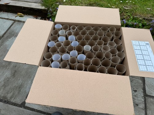 320 toilet loo roll tubes - , for