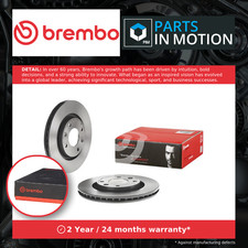 2x Brake Discs Pair Vented