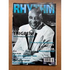 ED THIGPEN RHYTHM MAGAZINE JUNE 1996 - ED THIGPEN COVER WITH MORE INSIDE + DEF L