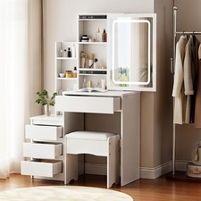 Modern White Dressing Table