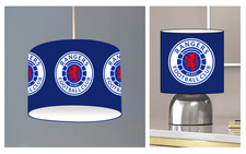 RANGERS F.C choose from Ceiling Light Shade, Touch Lamp or Bundle