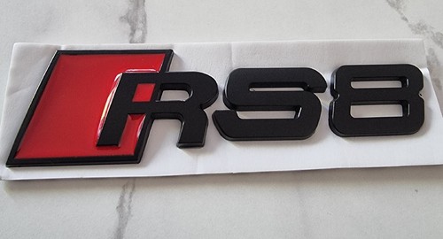 Rs8 rear boot lid - lid, lettering