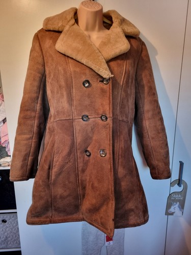 Sheepskin coat women - coat,