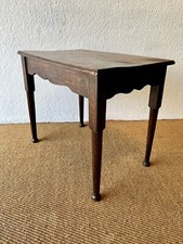 Antique Provincial Style Country House Cottage Solid Oak Side Breakfast Table