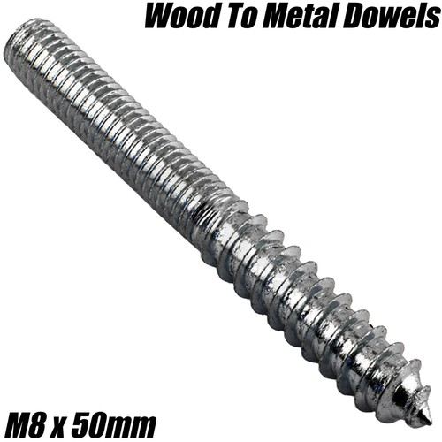 50mm wood metal dowels - 50mm,