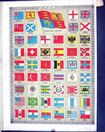 Old flags nations bacon - old,