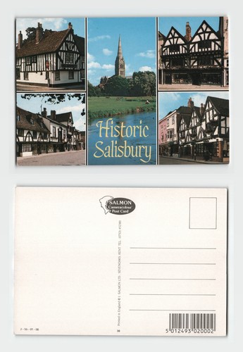 Postcard historic salisbury - postcard,