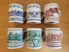 6 National Trust Mugs. Brand