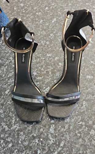 River island black gold snake - river,