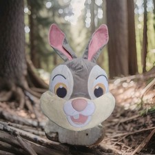 Thumper Disney Store 3D Face Cushion Plush Soft Toy From Bambi Size 13" VGC