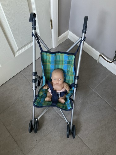 Dolls folding pushchair - dolls,