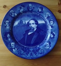 Royal Doulton Blue and White "Charles Dickens" Plate
