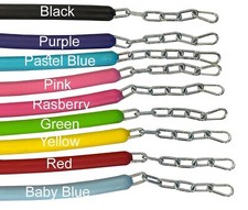 Rubber Coated Stable Stall Chain Guard with Clips Horse Trailer Horsebox