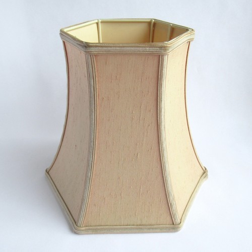 Vintage hexagonal lampshade - hexagonal,