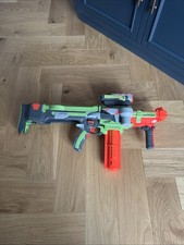 Nerf Nitron Vortex Disc Blaster with Battery-Operated Scope and Disc Toy Gun