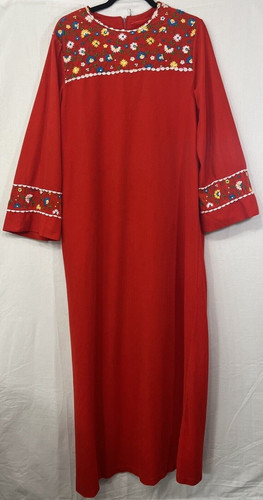 Vintage 70s embroidered floral - vintage,