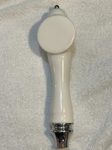 White ceramic beer tap - ceramic,