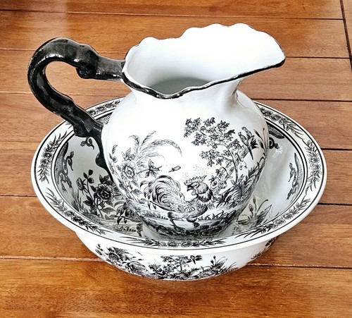 Antique style heavy ironstone - antique,