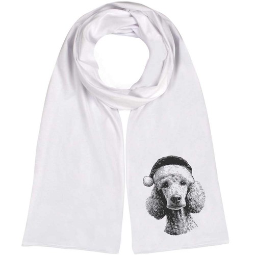 Poodle wearing santa hat - 'poodle,