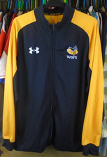 WASPS 2019 UNDER ARMOUR RUGBY TRAINING WARM-UP TRACKSUIT JACKET TOP XL