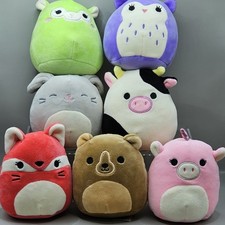 Squishmallow Small 5" X7 Bundle: Zoe, Blake, Baron, Jim, Connor, Holly, Fifi