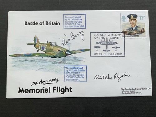 1987 bob memorial flight cover - 1987,