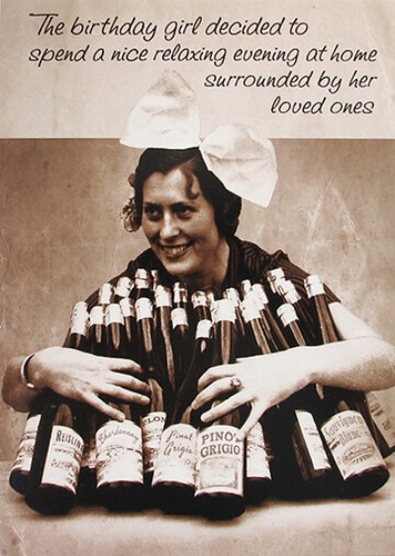 Funny wine drinkers birthday - drinkers,