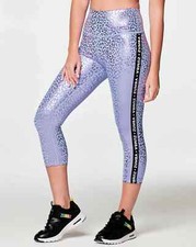 Zumba Move High Waisted Capri Leggings - Slate Purple ~ XS  S  M  L  XL ~ New!