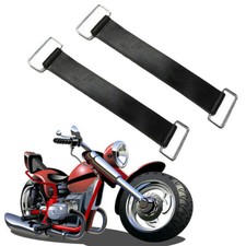 2Pcs Motorcycle Universal Rubber Battery Strap Holder Belt For Honda Suzuki