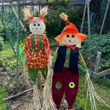 Woodside garden scarecrows - garden,