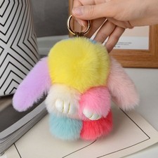 Bunny Rabbit Keychain Plush