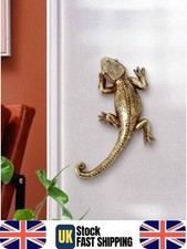 Gold Gecko Wall Sculpture