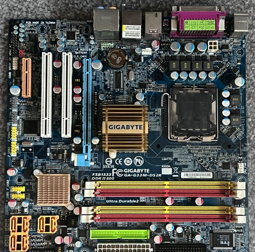Gigabyte g33m ds2r - gigabyte, lga775
