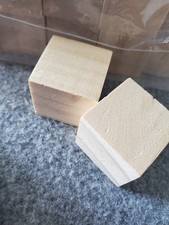 Wooden cubes 3cm - 3cm, plain