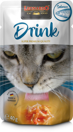 Leonardo cat drink salmon 40g - drink,,