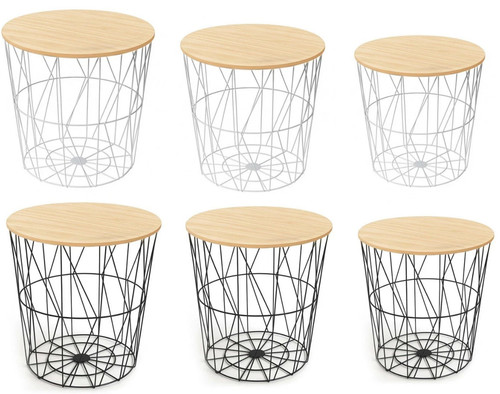 Metal wire storage - storage, table