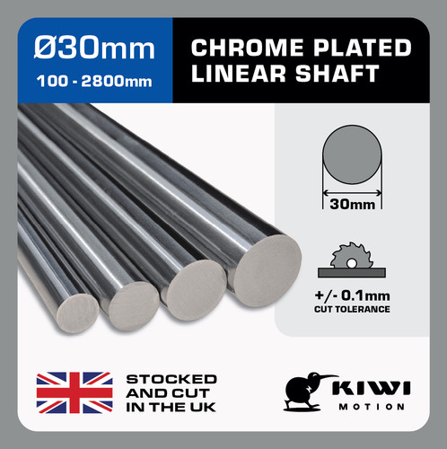 30mm chrome plated steel - 30mm,