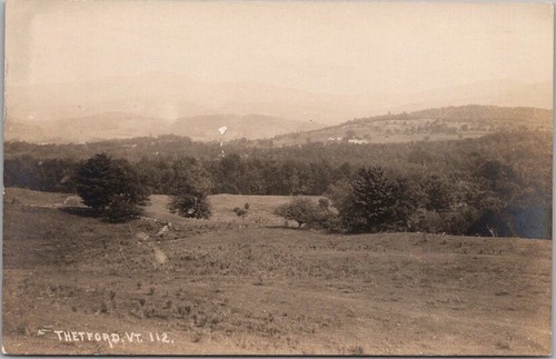Thetford vermont rppc - rppc, real