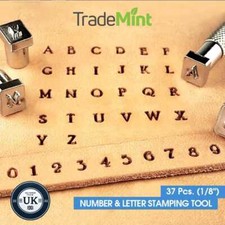 37-piece leather stamping tool