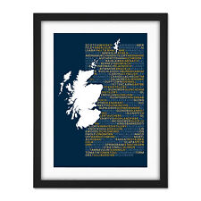 Scotch Whisky Distilleries Map