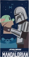 Disney Mandalorian Star Wars Towel I've Been Looking for You Design 140 x 70cm